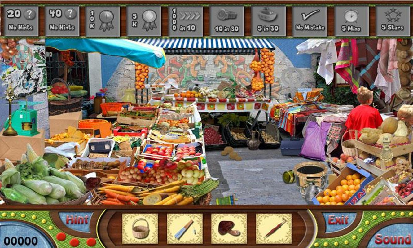  247 New Free Hidden Object Games Street Market For Android APK 