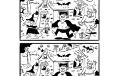 4 Best Find Hidden Pictures Printable Halloween Printablee