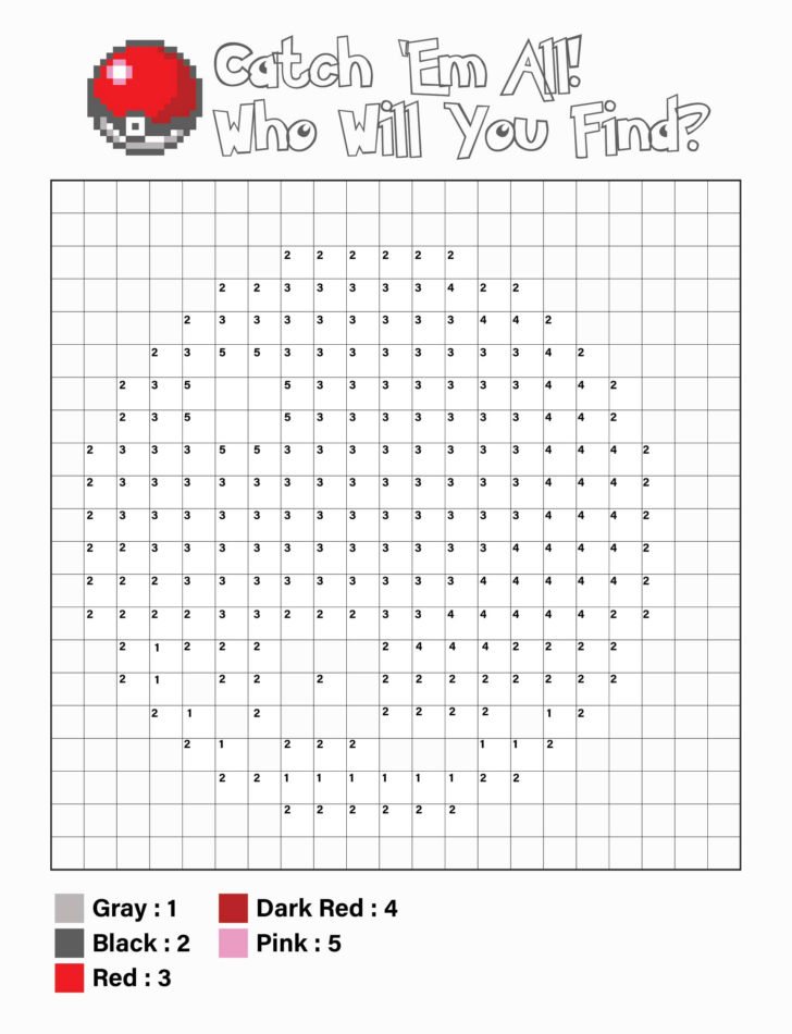 Graphing Hidden Pictures Printables