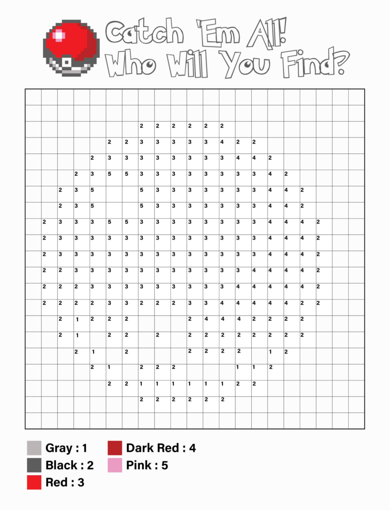 6 Best Holiday Graph Art Mystery Pictures Printables Printablee ...