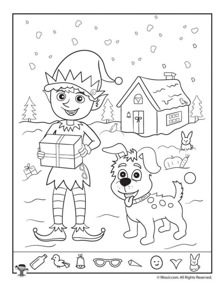 Christmas Hidden Pictures Printables For Kids Woo Jr Kids Hidden