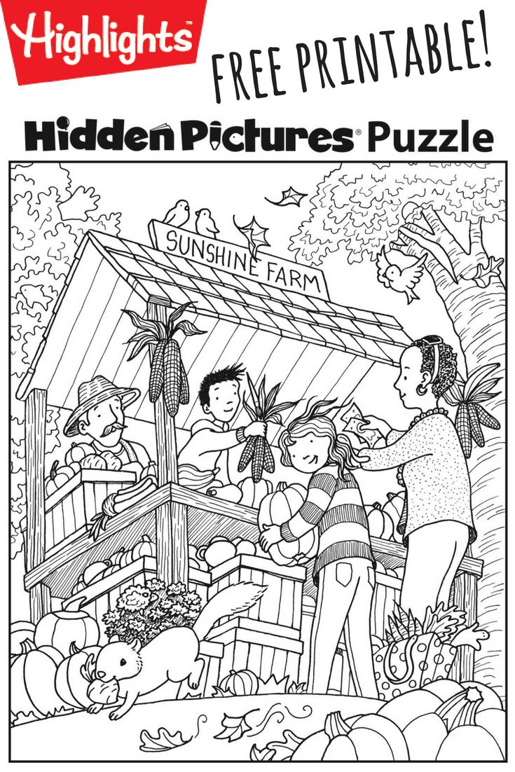 Download This Festive Fall Free Printable Hidden Pictures Puzzle To 