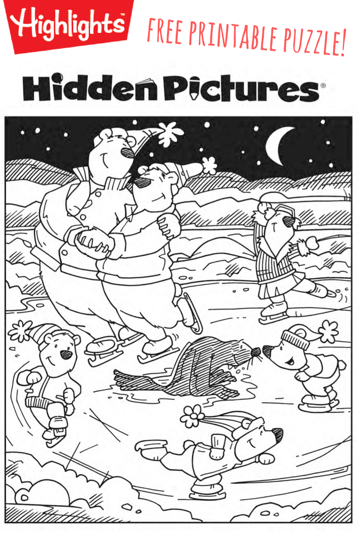 Download This Free Printable Winter Hidden Pictures Puzzle To Share 