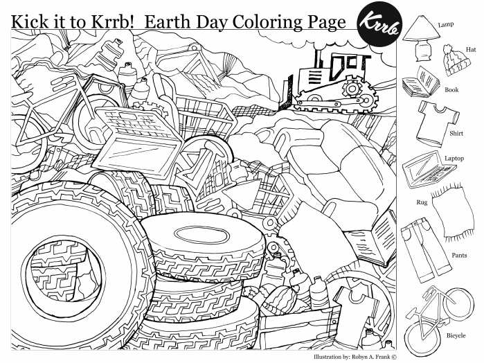 Earth Day Hidden Pictures Coloring Page Printables 4 Mom