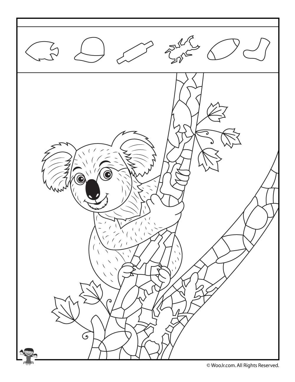 Easy Hidden Pictures With Animals Printable Activity Pages Woo Jr 