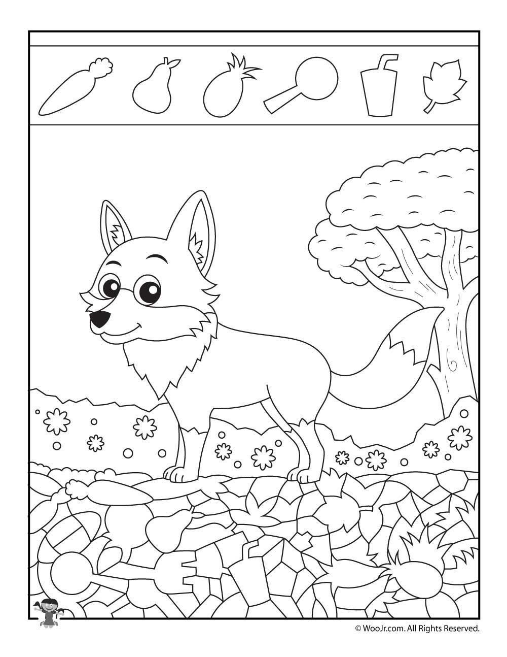 Easy Hidden Pictures With Animals Printable Activity Pages Woo Jr 