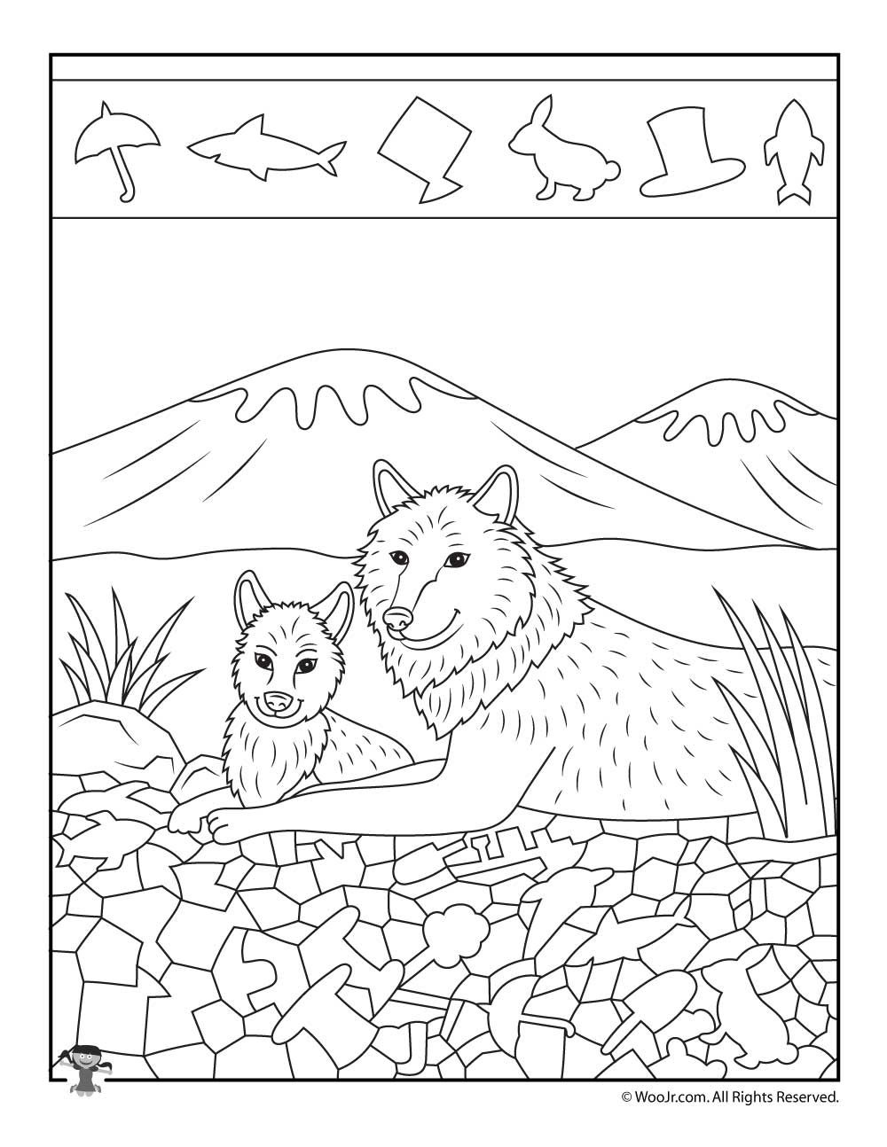 Easy Hidden Pictures With Animals Printable Activity Pages Woo Jr 