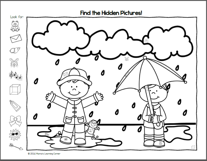 My First Hidden Pictures Printables