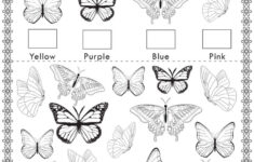 Free Printable Butterfly I Spy Count And Color Activity Page For Kids