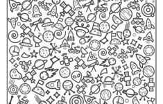 Free Printable I Spy Outer Space Game Paper Trail Design