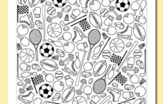 Free Printable I Spy Sports Hidden Pictures Printables Sports