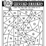 HIDDEN LETTERSFun Coloring Alphabet Worksheets For Etsy In 2021