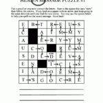 Hidden Message Puzzle 1 Free Printable Learning Activities For Kids