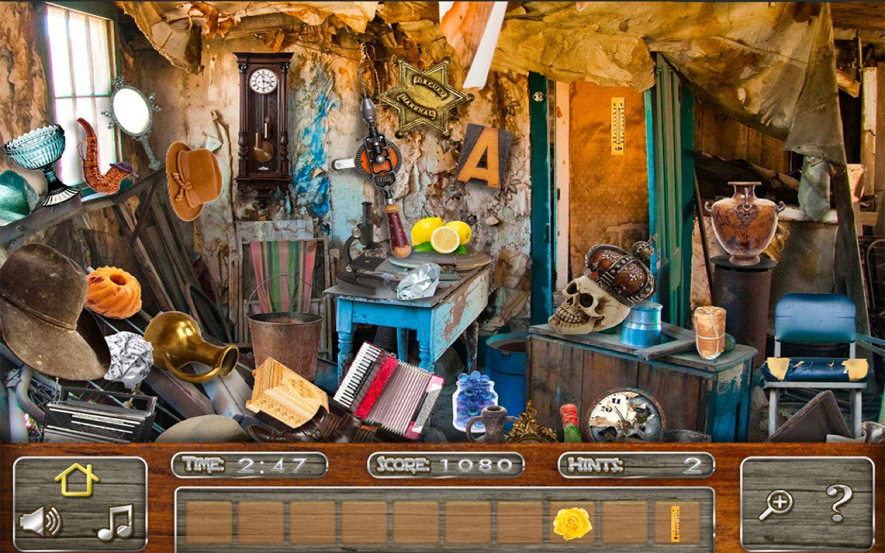 Hidden Object Haunted Mystery Ghost Towns Secret Manor Picture Puzzle 