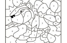 Hidden Picture Color By Number Activity Shelter