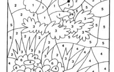 Hidden Picture Color By Number Activity Shelter