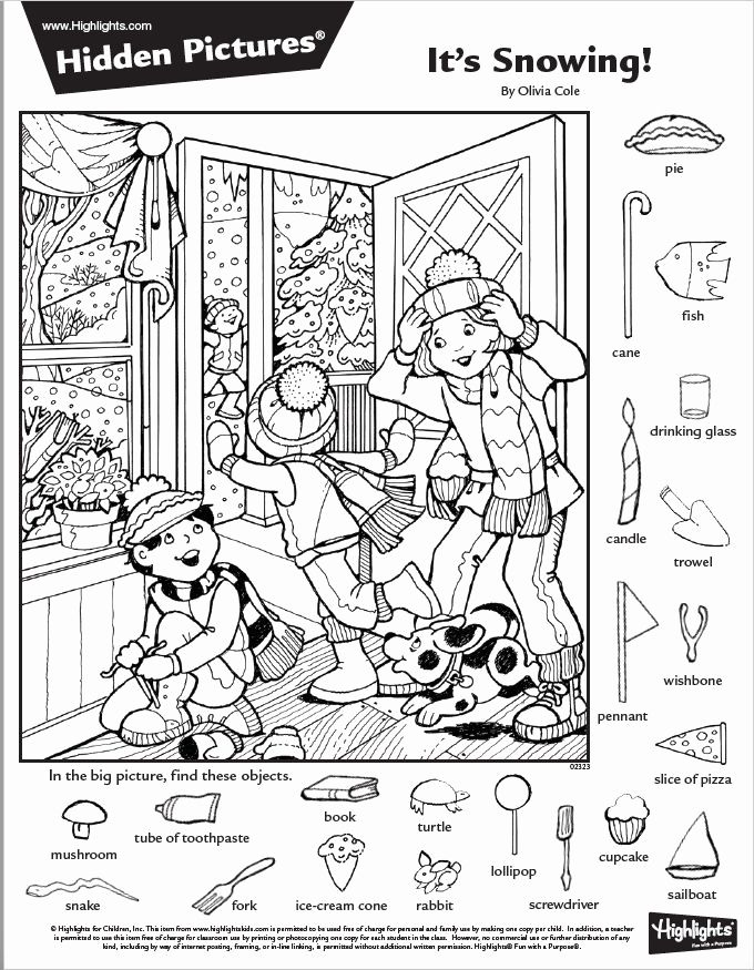 Hidden Picture Worksheet Pdf Highlights Hidden Pictures Hidden 