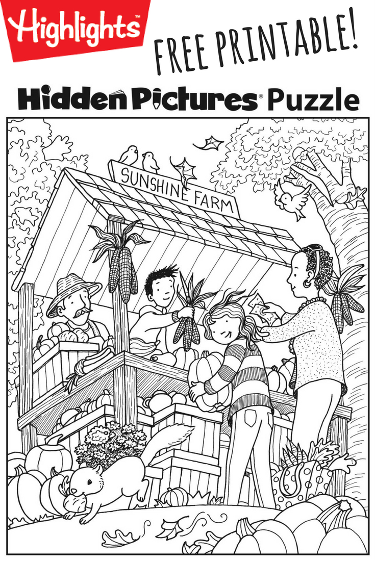 Hidden Pictures Page Print Your Free Hidden Pictures Page At Free 