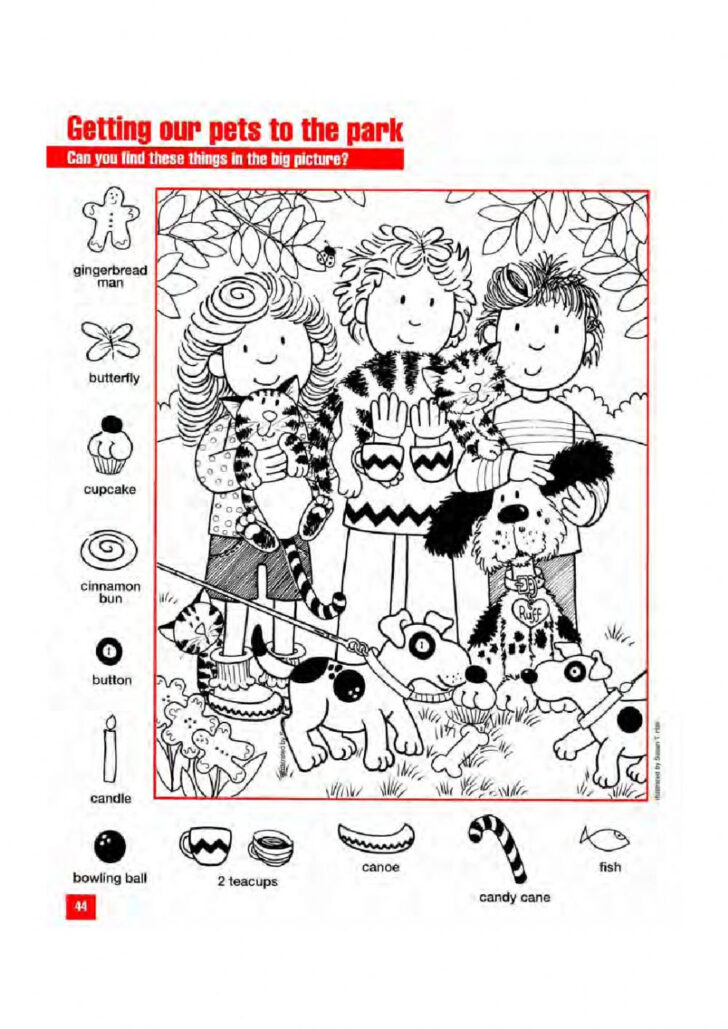 Hidden Pictures Printable Worksheets Free Printable Hidden Picture ...