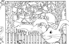 Hidden Pictures Publishing Easter Hidden Picture Puzzle And Coloring Page