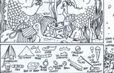 Hidden Pictures Publishing Hidden Picture Coloring Page Summer