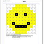 Hidden Pictures Puzzle Hundreds Chart Math Worksheets Hidden Picture