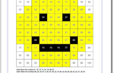 Hidden Pictures Puzzle Hundreds Chart Math Worksheets Hidden Picture
