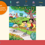 Hidden Pictures Puzzle Town Kids Learning Games For Android APK