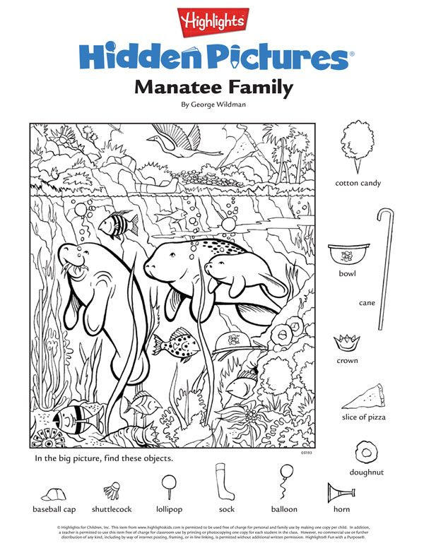 Highlights For Kids/Hidden Pictures Printable