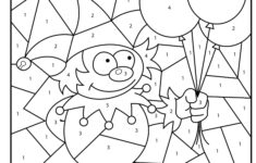 Printable Hidden Picture Color By Number 101 Activity