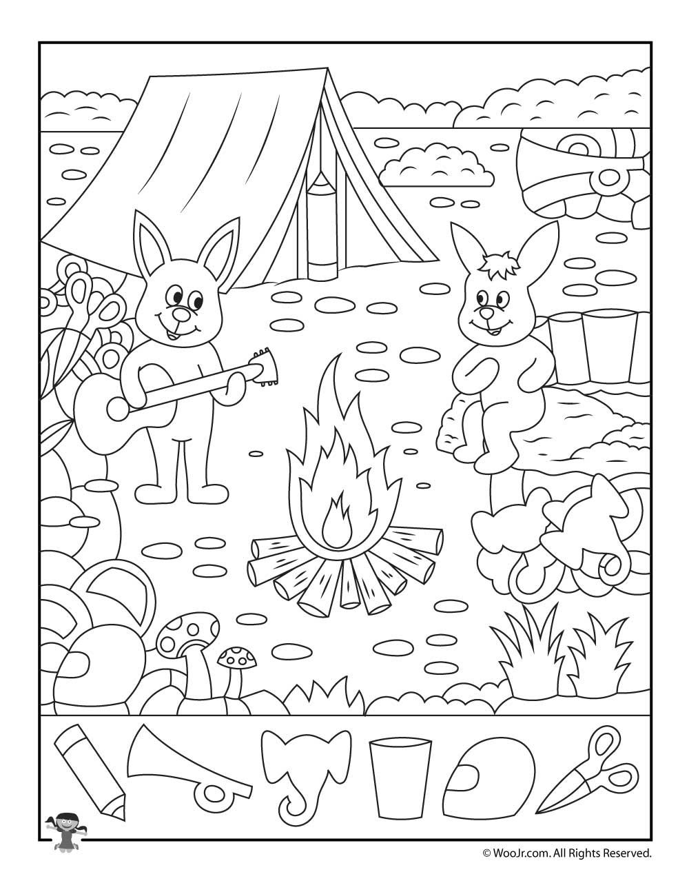 Printable Summer Hidden Pictures Woo Jr Kids Activities Hidden 