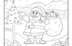Santa Claus Christmas Hidden Picture Printable Page Woo Jr Kids
