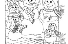 Snowman Hidden Picture Puzzle For Christmas Christmas Coloring