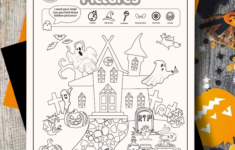 Spooktacular Halloween Hidden Pictures Printable Too Adorable