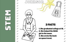 STEM Coloring HIDDEN FIGURES Katherine Johnson Katherine Johnson