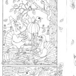Thanksgiving Coloring Page And Hidden Picture Puzzle Hidden Picture
