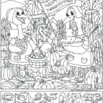 Thanksgiving Coloring Page Hidden Picture Hidden Picture Puzzles