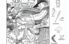 Thanksgiving Hidden Pictures Puzzle Printable For Kids Hidden