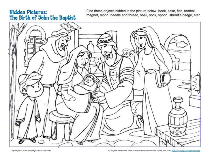 Free Printable Bible Story Hidden Pictures