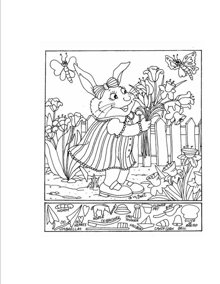 Think Spring Hidden Picture Puzzles Hidden Pictures Hidden Picture | Hidden Pictures Printable