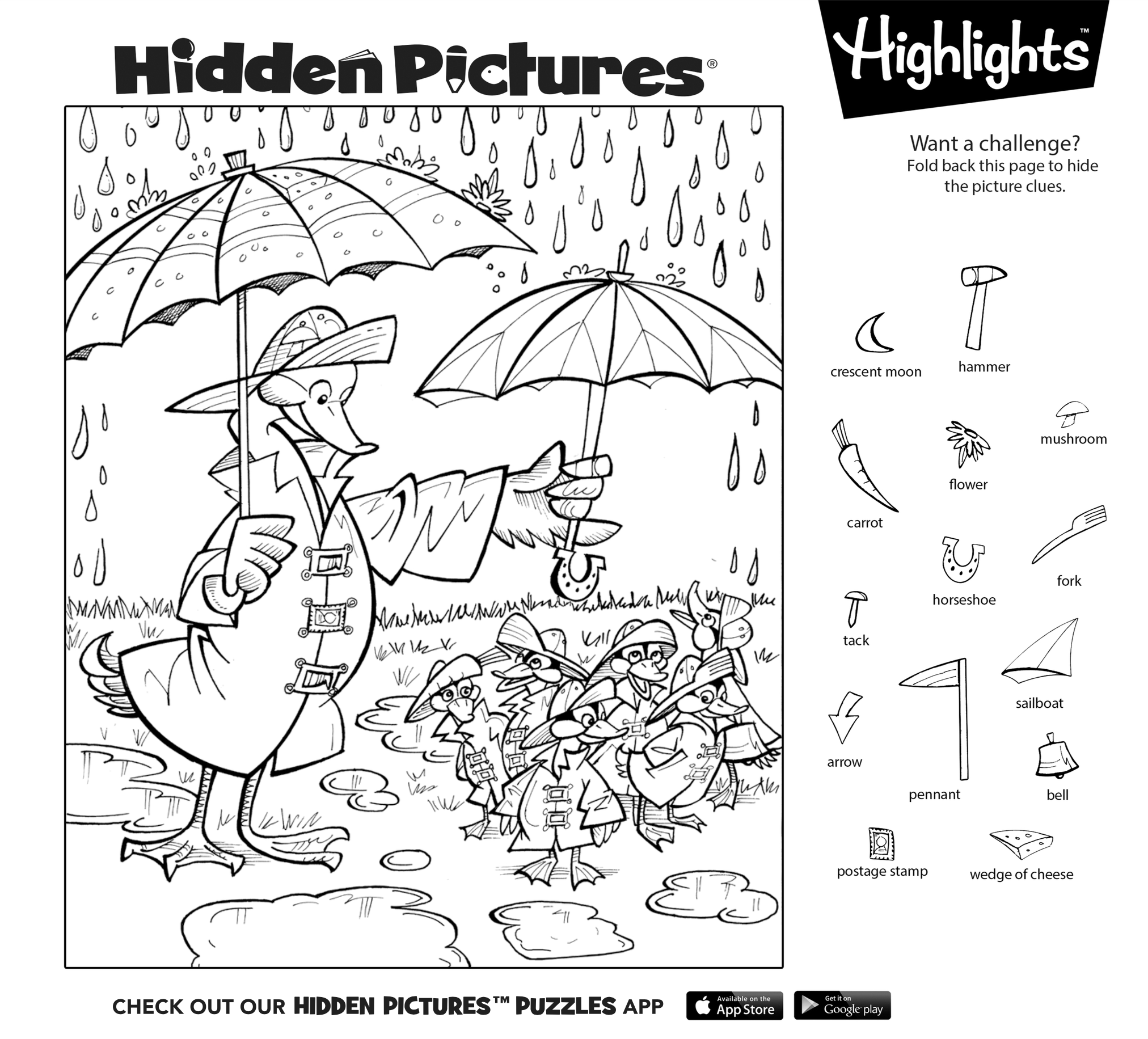 Try Solving This Hidden Pictures Puzzle Yourself Then Download The 