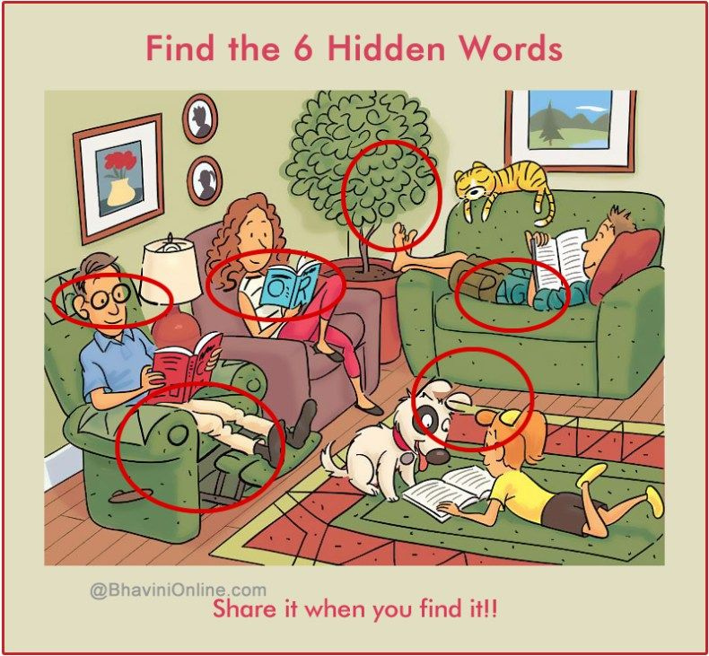 WhatsApp Riddle Find 6 Words Hidden In The Picture 7 BhaviniOnline 