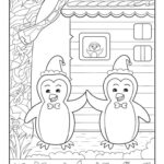 Winter Penguins Hidden Picture Printable Woo Jr Kids Activities