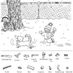 Winter Printable Hidden Object Puzzles Hidden Pictures Hidden