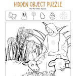 16 Bible Hidden Pictures Worksheets   Free Pdf At Worksheeto Pertaining To Religious Easter Hidden Picture Sheet