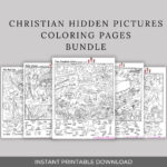 Bible Hidden Picture, Hidden Pictures, Faith Based Worksheet With Christian Easter Hidden Pictures