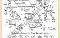 Easter Egg Hunt - Esl Worksheetchiaretta inside Easter Egg Hunt Hidden Pictures