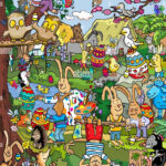 Easter Hidden Object With Easter Bunnies, Birds And Easter Eggs With Regard To Easter Egg Hidden Picture