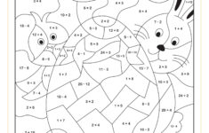 Easter Maths Worksheets - Printable Pdf Easter Maths Worksheets within Easter Egg Hidden Picture Worksheet