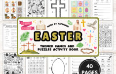 Easter Puzzle Religious - Etsy regarding Lds Puzzles Hidden Pictures Mazes Word Scramble About Easter